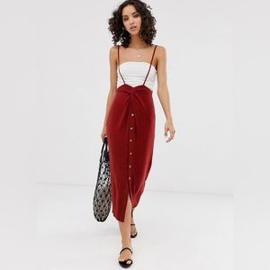 ASOS Midi Jumper Dress Skirt